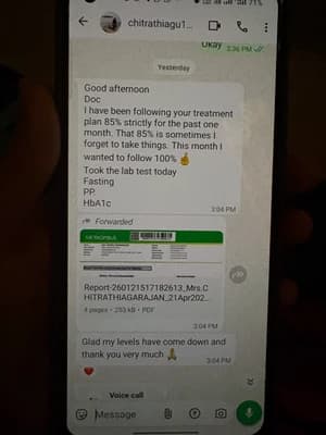 Patient testimonial 8